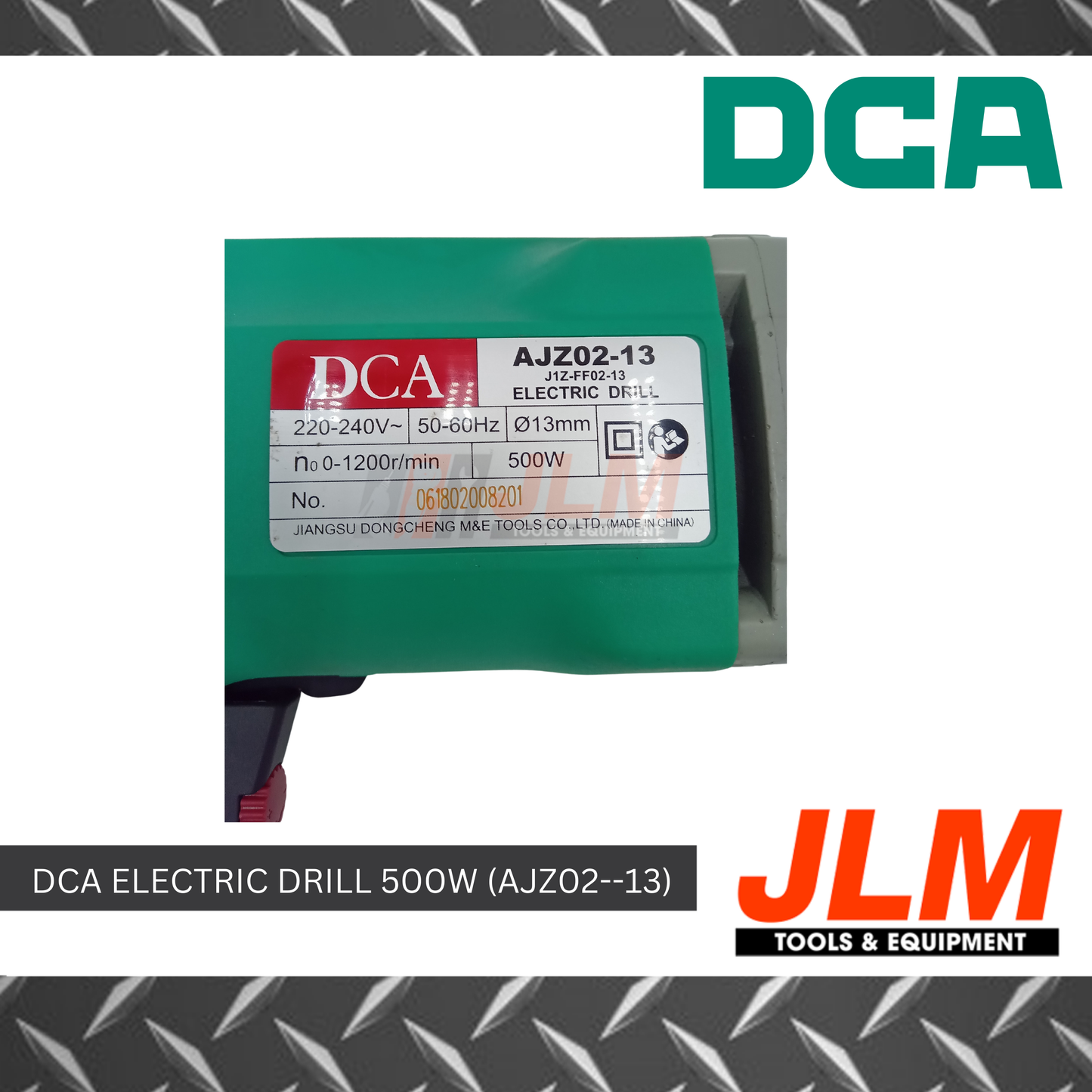 DCA ELECTRIC DRILL AJZ02-13 (500W)