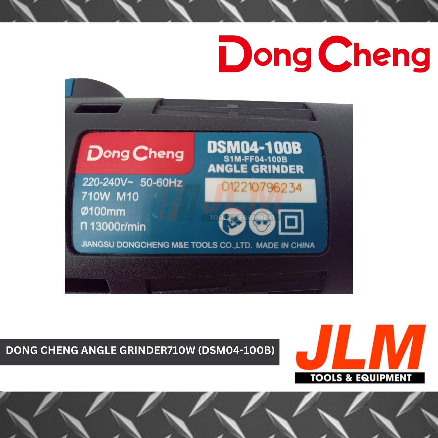 DONG CHENG ANGLE GRINDER DSM04-100B (710W)