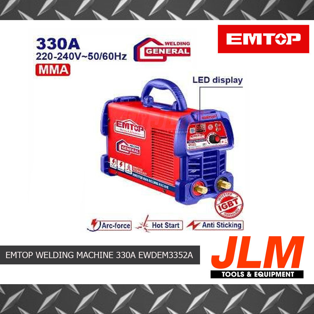 Emtop 330A Inverter Welding Machine with IGBT Technology
