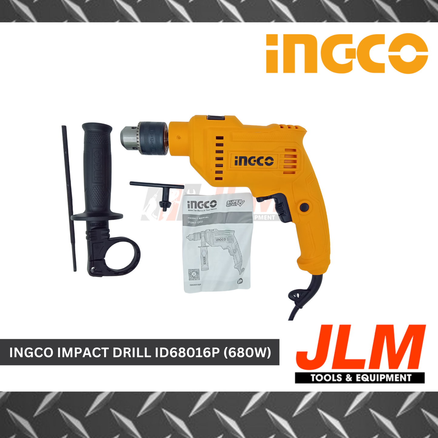 INGCO IMPACT DRILL ID68016P (680W)