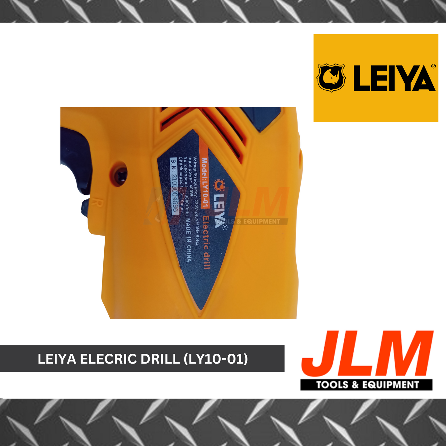 LEIYA ELECTRIC DRILL LY10-01 (400W)