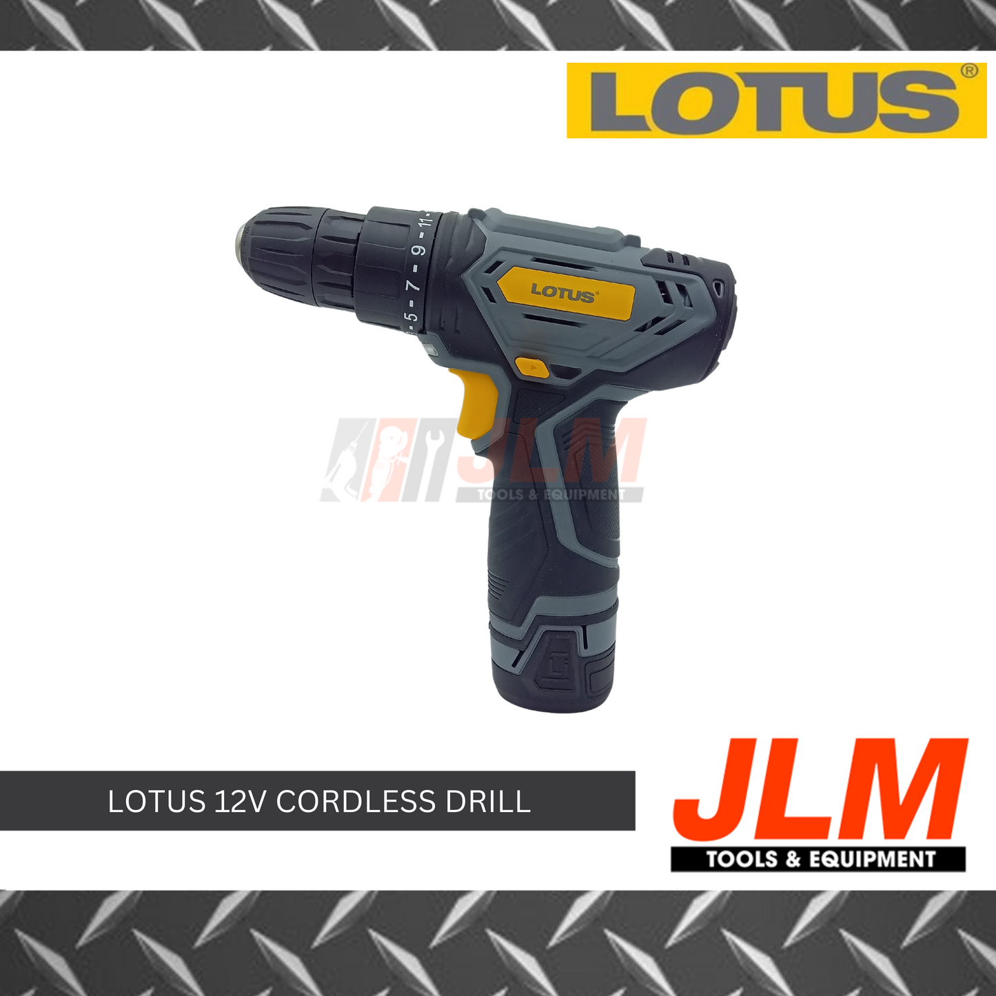 LOTUS CORDLESS DRILL LTDD12-30VLI 10MM (12V)
