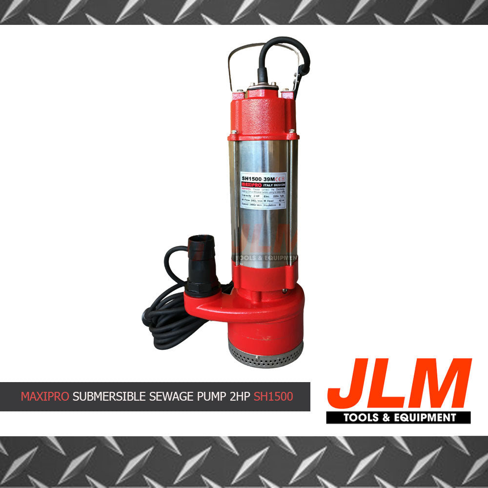 MAXIPRO 39 SUBMERSIBLE HIGH HEAD PUMP SH1500 (2HP)