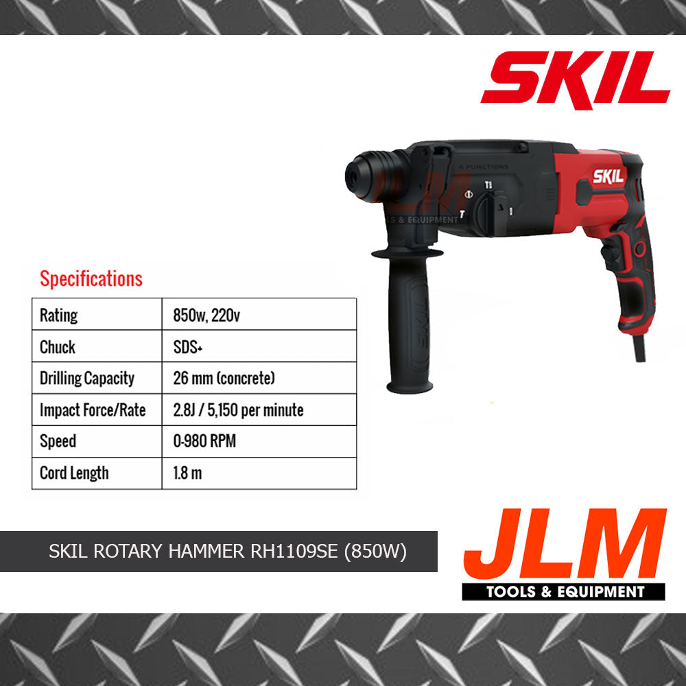 SKIL ROTARY HAMMER RH1109SE (850W)