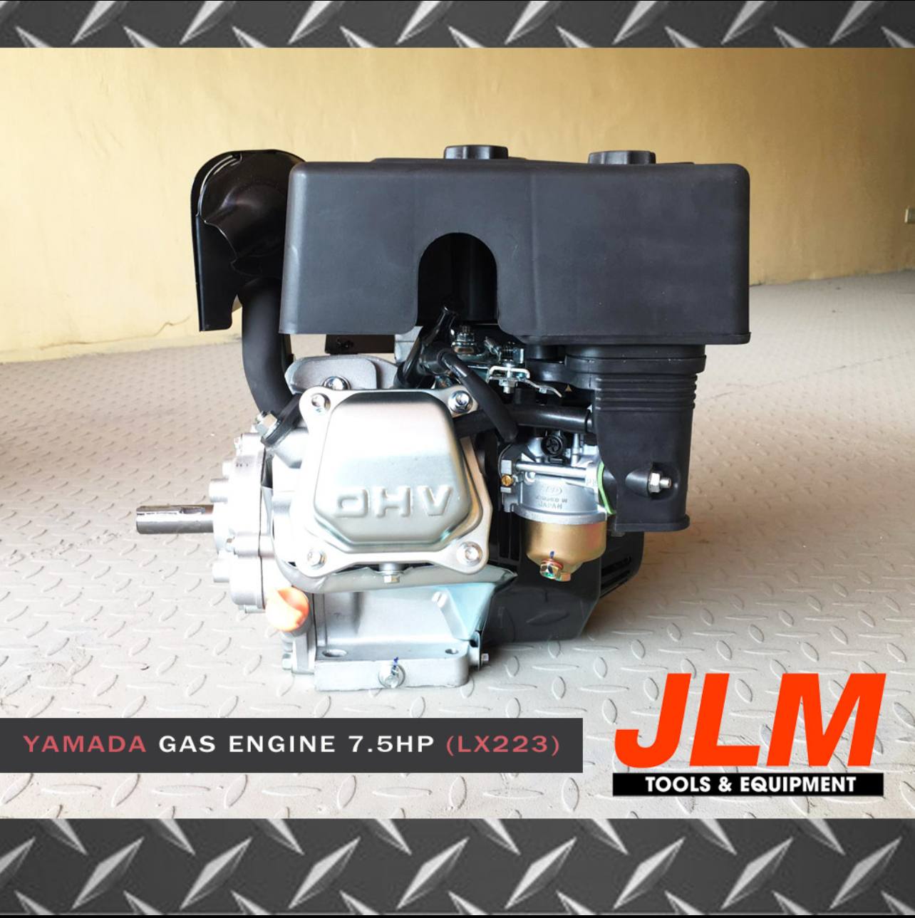 Yamada LX223 7.5HP Low Speed Gasoline Engine (Standard Type)