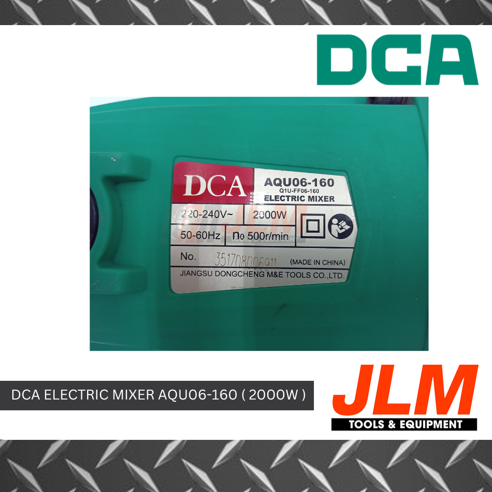 DCA ELECTRIC MIXER AQU06-160 (2000W)
