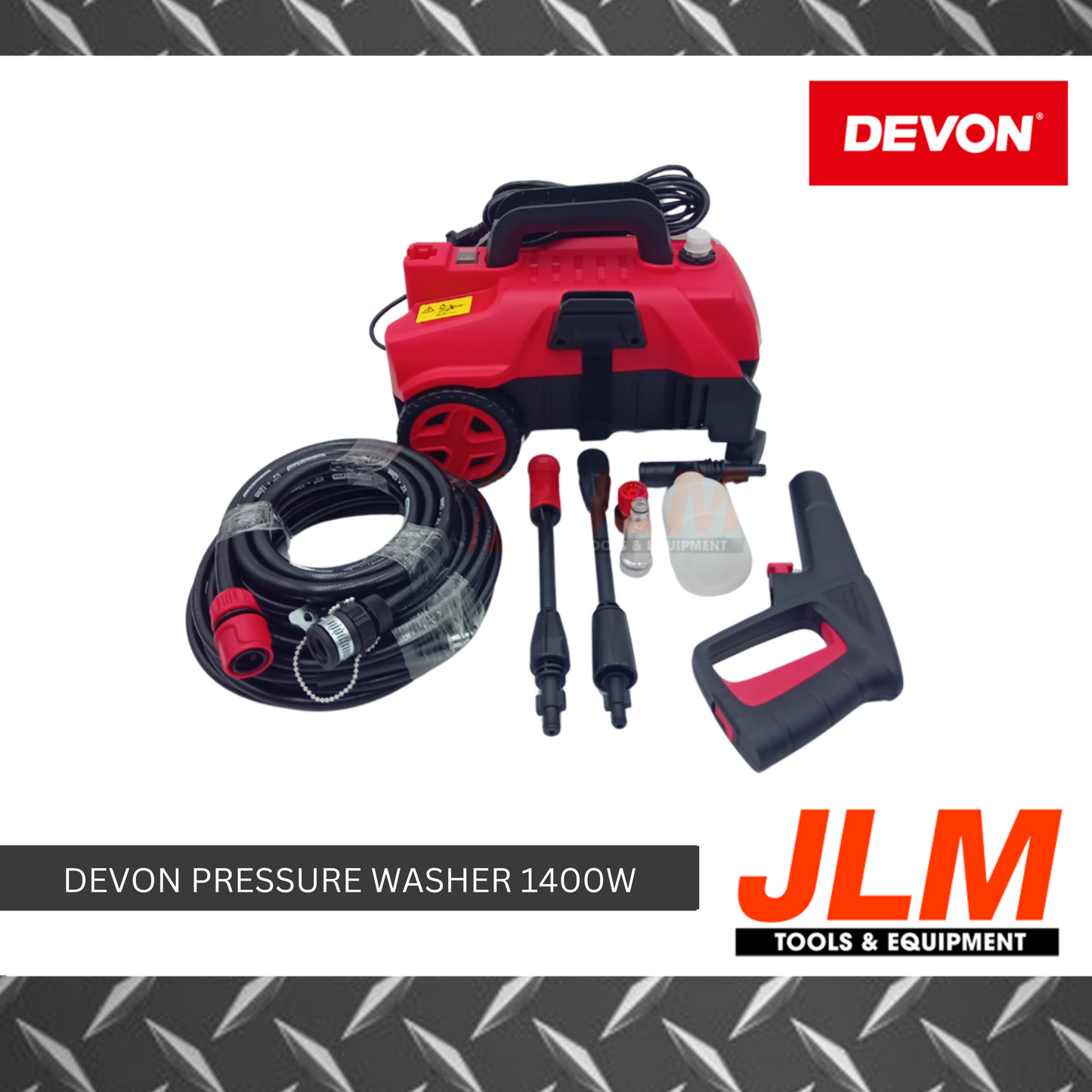 DEVON PRESSURE WASHER 6702-14-100 (1400W)