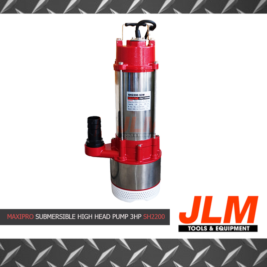 MAXIPRO 60M SUBMERSIBLE HIGH HEAD PUMP SH2200 (3HP)