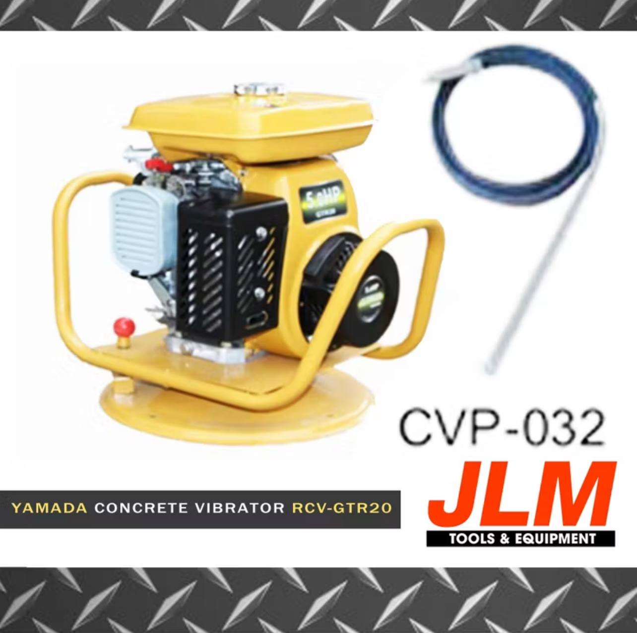 Yamada Concrete Vibrator (5.0HP) with 32mm x 6M hose